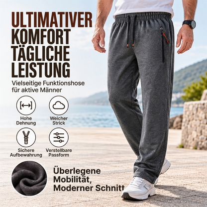 👖 Herren-Jogginghose mit Reißverschlusstaschen – Warm, bequem, alltagstauglich 📦