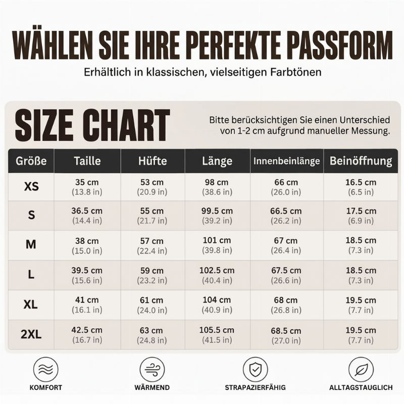 👖 Herren-Jogginghose mit Reißverschlusstaschen – Warm, bequem, alltagstauglich 📦
