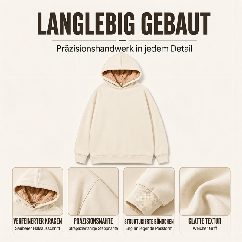 ✨Räumungsverkauf✨Verdicktes Sherpa-Fleece-Kapuzenpullover für Herren