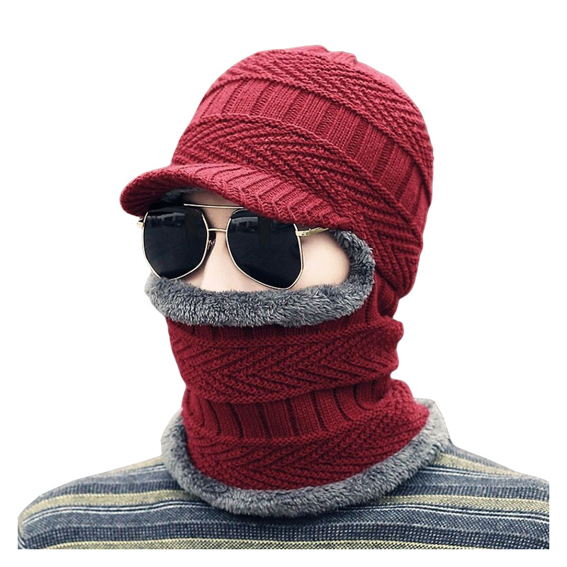 🔥 🎉 Warme 3-in-1 Winter-Balaclava mit Wärmehaube und Visier – winddicht, bequem & vielseitig