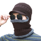 🔥 🎉 Warme 3-in-1 Winter-Balaclava mit Wärmehaube und Visier – winddicht, bequem & vielseitig