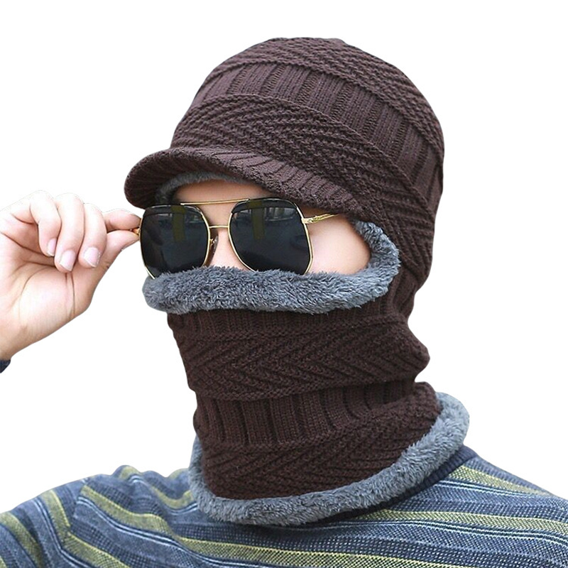 🔥 🎉 Warme 3-in-1 Winter-Balaclava mit Wärmehaube und Visier – winddicht, bequem & vielseitig