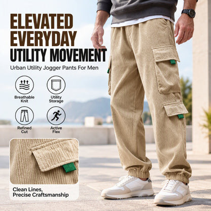 Herren Freizeit Cordhose mit Cargotaschen