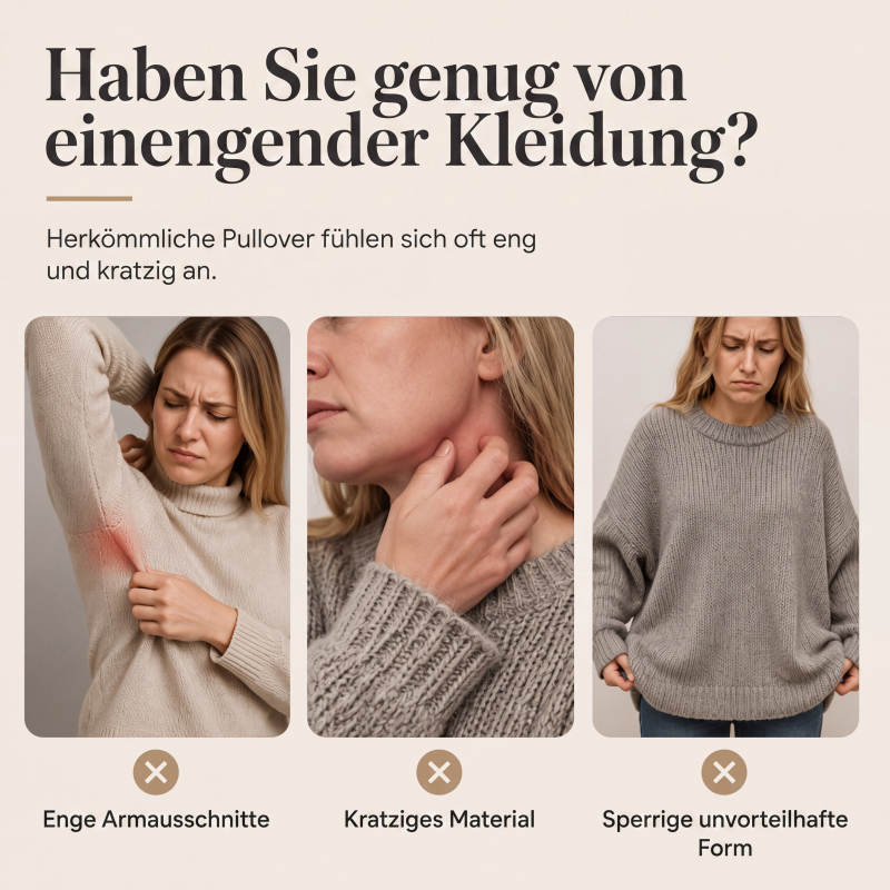 Dicker Strick-Cardigan für Damen mit Fledermausärmeln
