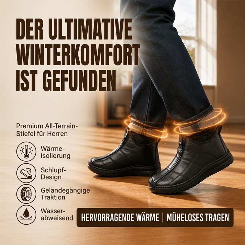 👟 Rutschfeste Herren-Gehschuhe mit Rückenfutter – Komfort für jeden Tag 🔥