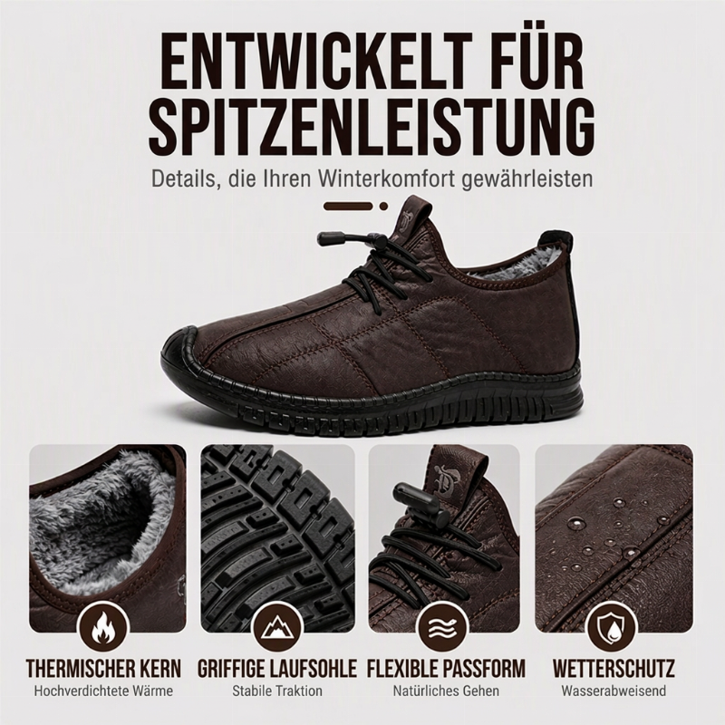 👟 Rutschfeste Herren-Gehschuhe mit Rückenfutter – Komfort für jeden Tag 🔥