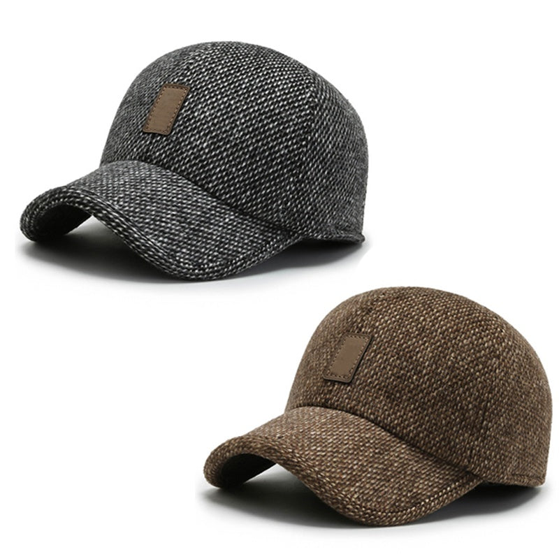 🧢 Herren Baseballkappe mit Ohrenklappen – Warm, praktisch und stylisch für den Winter ✨