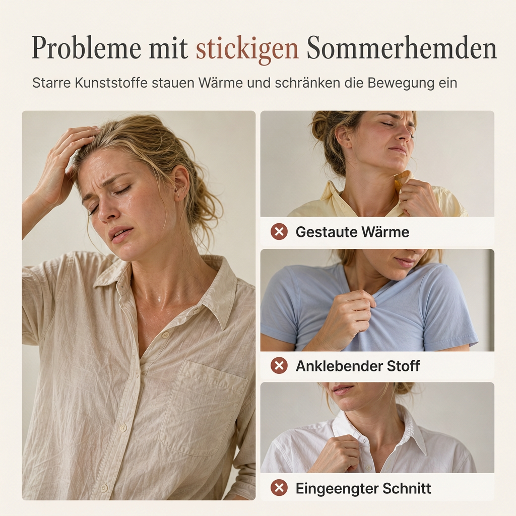 👚 Damen lässiges einfarbiges Leinen-Baumwoll-Oberteil mit freier Schulter – Lässig & atmungsaktiv für Sommer & Freizeit ✨