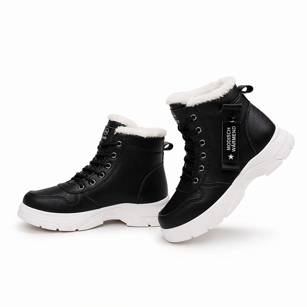 🥾 Damen Winter-Schneestiefel mit Plüschfutter – Warm, hochgeschlossen & bequem für Schnee & Kälte ✨