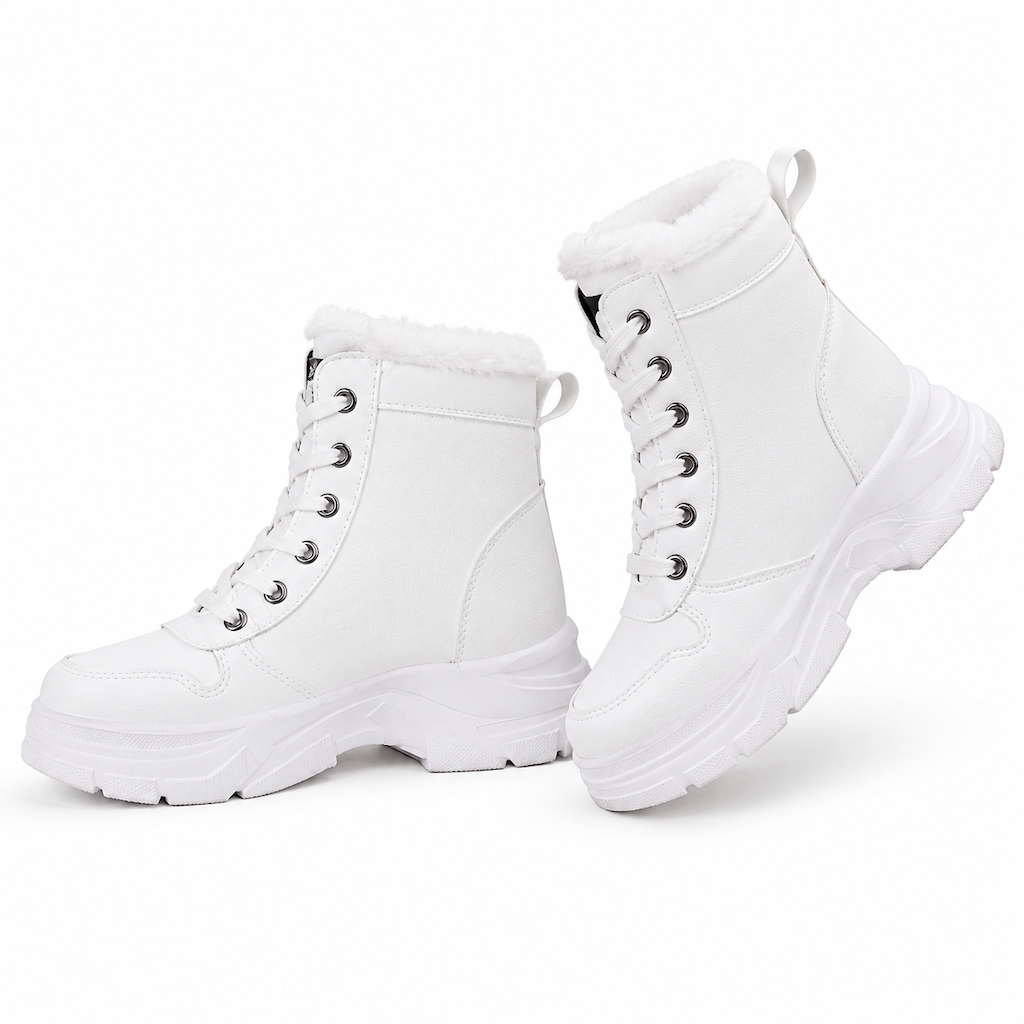 🥾 Damen Winter-Schneestiefel mit Plüschfutter – Warm, hochgeschlossen & bequem für Schnee & Kälte ✨