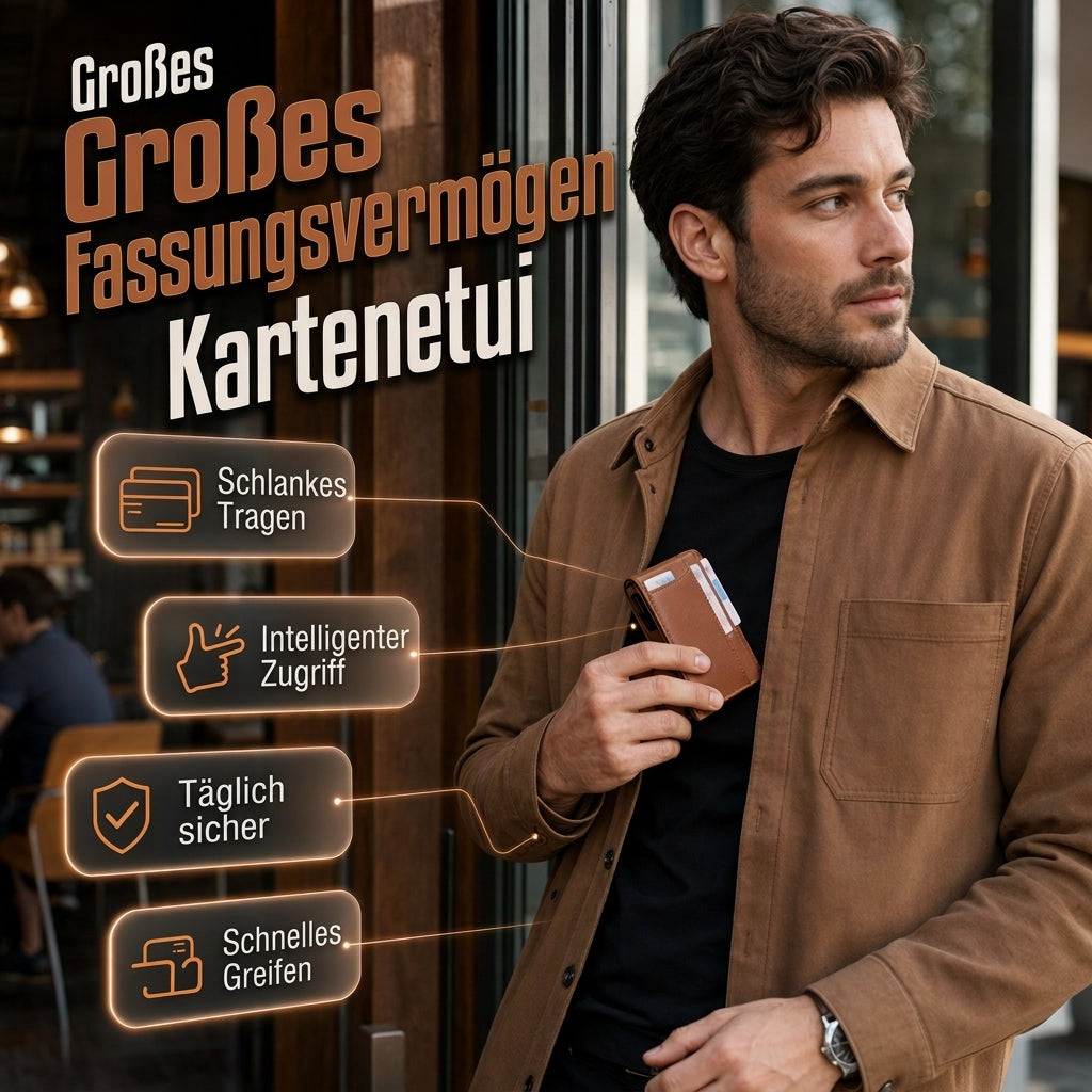 🛡️ Minimalistische RFID-Geldbörse – RFID-Schutz, Sicherheit und schlankes Design 📦