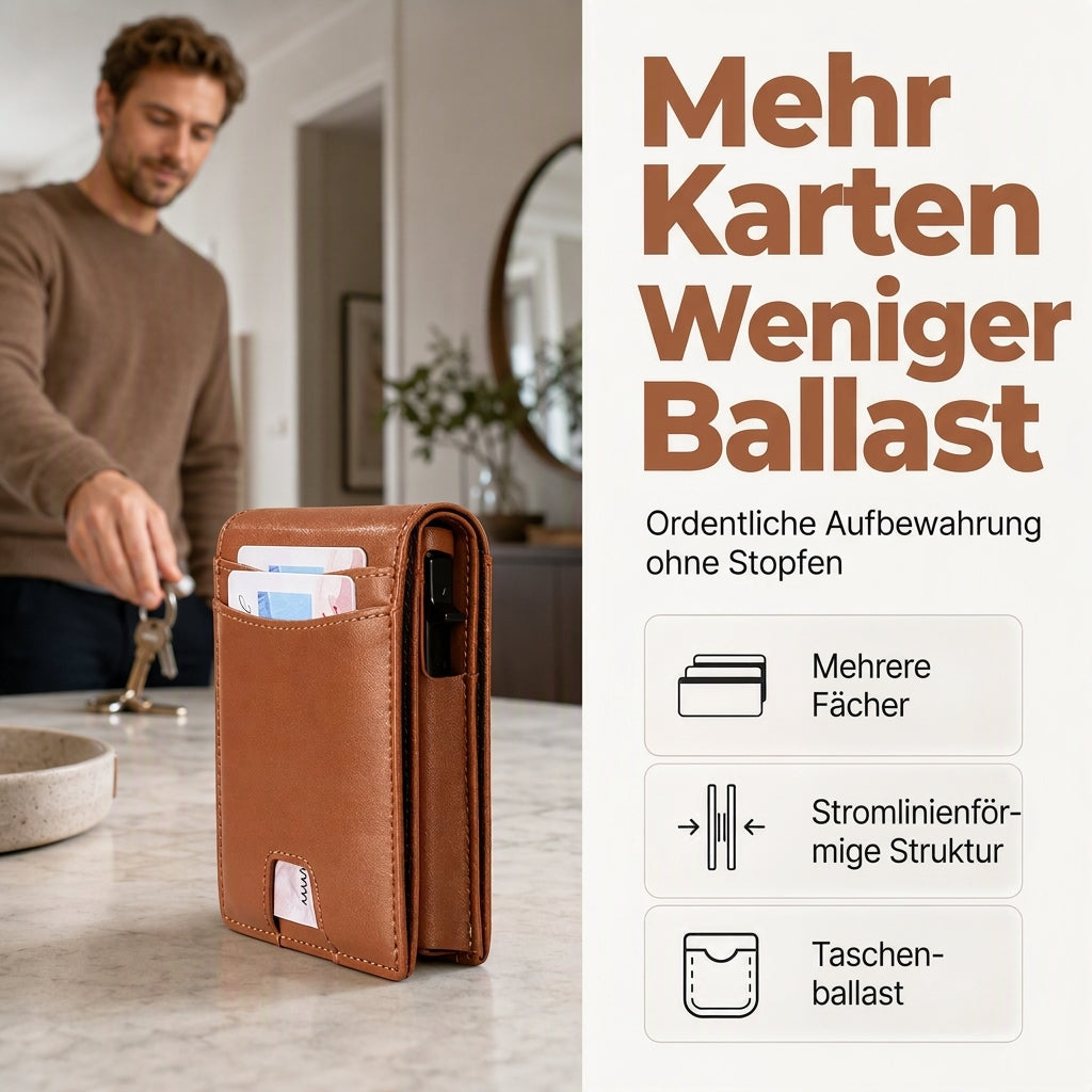 🛡️ Minimalistische RFID-Geldbörse – RFID-Schutz, Sicherheit und schlankes Design 📦
