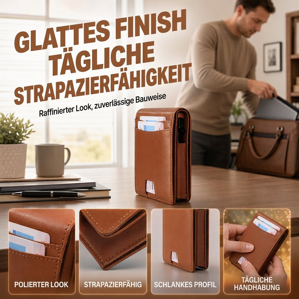 🛡️ Minimalistische RFID-Geldbörse – RFID-Schutz, Sicherheit und schlankes Design 📦
