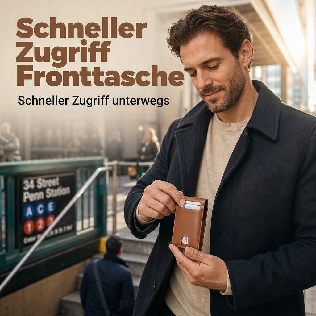 🛡️ Minimalistische RFID-Geldbörse – RFID-Schutz, Sicherheit und schlankes Design 📦