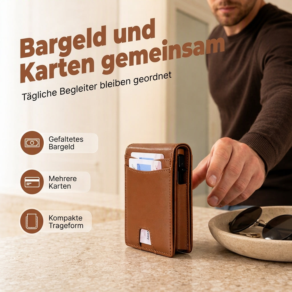 🛡️ Minimalistische RFID-Geldbörse – RFID-Schutz, Sicherheit und schlankes Design 📦