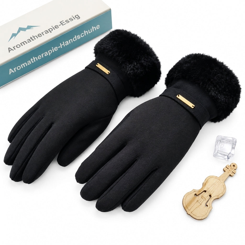❄️ Damen Winter Thermo Touchscreen Handschuhe – Winddicht, warm, für Outdoor, Radfahren und Autofahren ✨