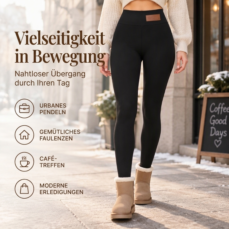 🔥 Hohe Taille & Wärme, ideal für Herbst/Winter – Damen Thermo-Leggings mit hoher Taille ✨