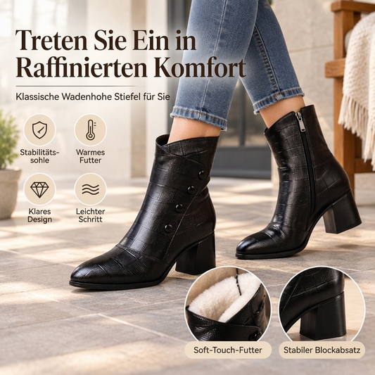 ✨ Weiche PU-Leder Stiefeletten für Damen – Modern und komfortabel 🔥