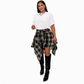 🔥 Bestseller – 50% Rabatt! Hohe Taille, asymmetrisches Karomuster, Patchwork-Rock für Damen 🔥
