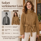 ⚡Damenjacke mit Stehkragen und Gürtel – Elegant für jeden Anlass 📦