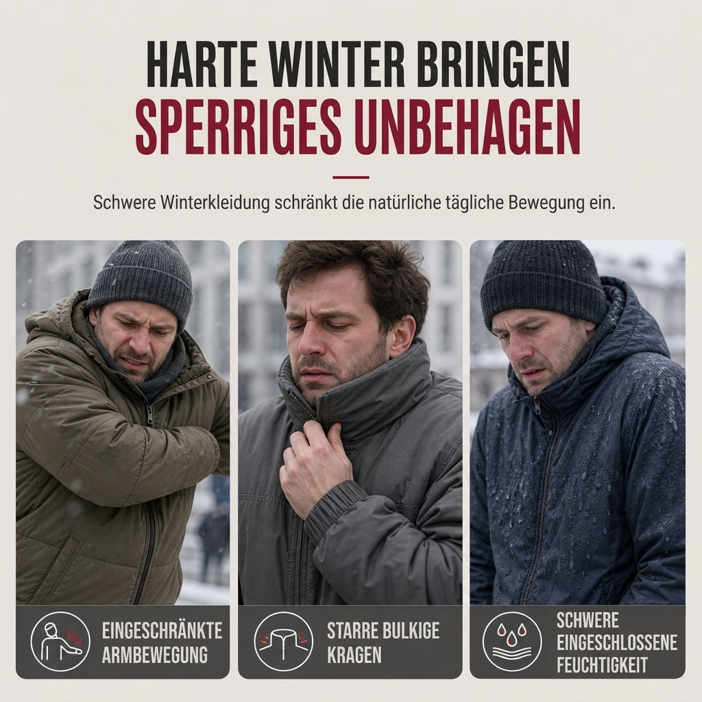 🎉✨Unisex-Wendbare warme Jacke mit Reißverschluss und Stehkragen