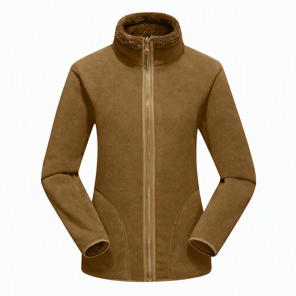 🎉✨Unisex-Wendbare warme Jacke mit Reißverschluss und Stehkragen