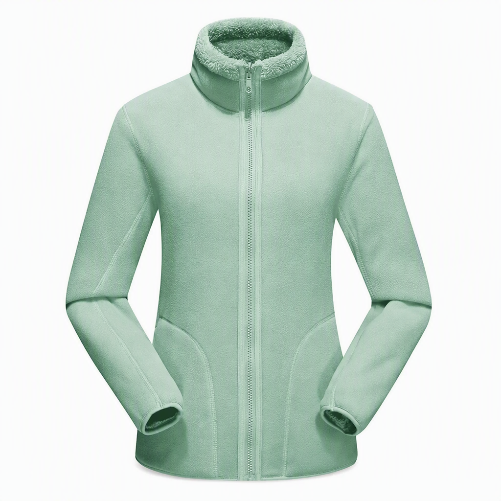 🎉✨Unisex-Wendbare warme Jacke mit Reißverschluss und Stehkragen