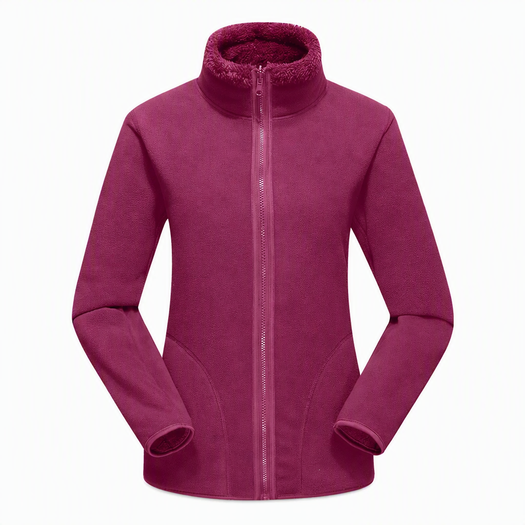 🎉✨Unisex-Wendbare warme Jacke mit Reißverschluss und Stehkragen