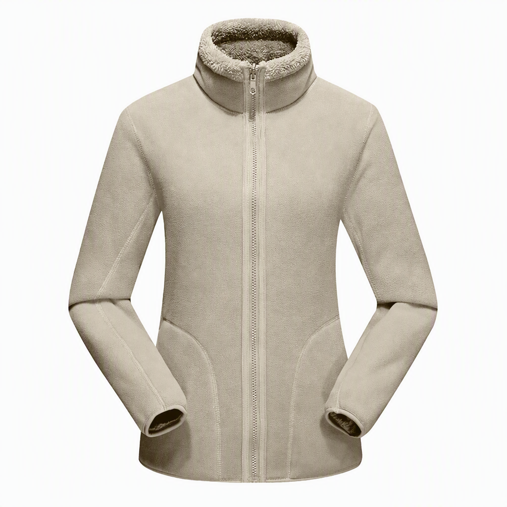 🎉✨Unisex-Wendbare warme Jacke mit Reißverschluss und Stehkragen