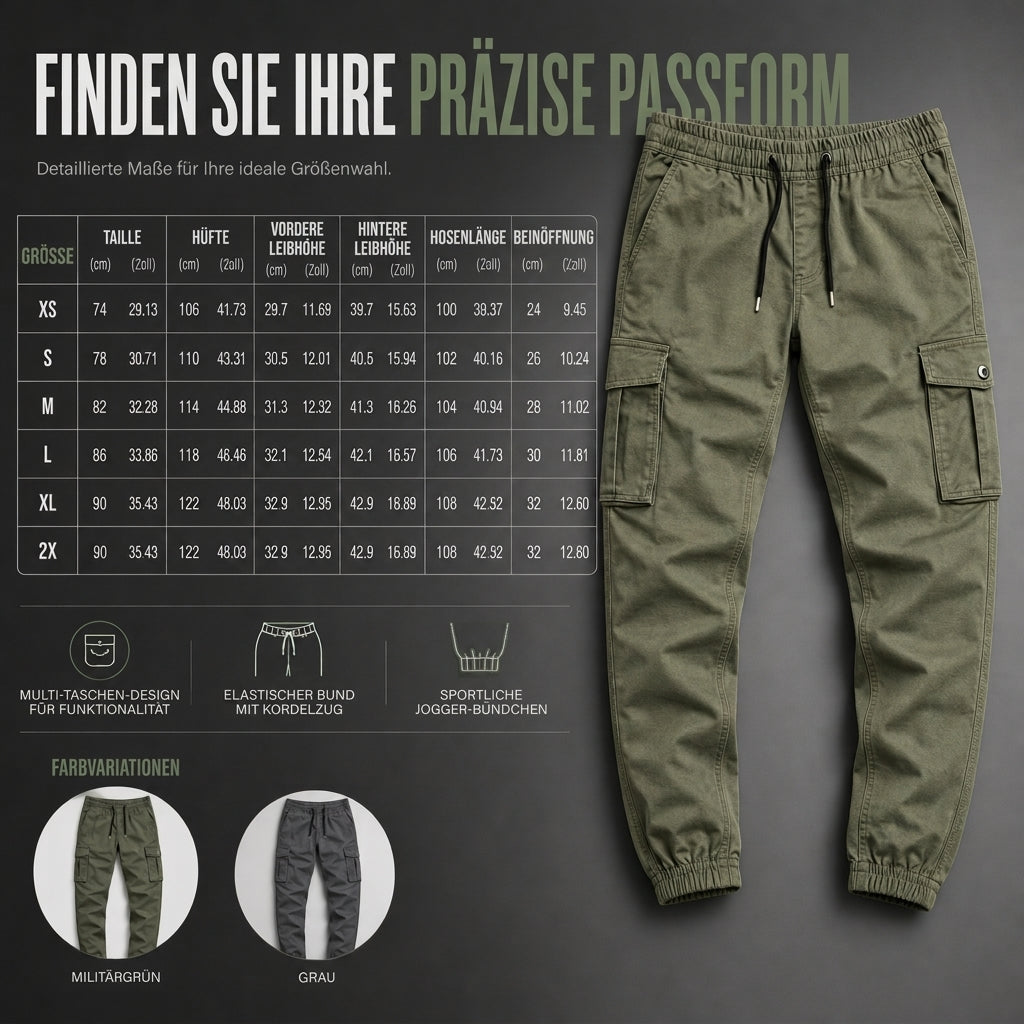 👖 Leichte lässige Cargohosen – Outdoor-Wander-Jogger für Herbst und Winter, Laufen und Training 🔥✨