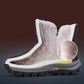❄️ Unisex Schneestiefel mit Plüschfutter – Kuschelig warm, rutschfest, wintertauglich 🔥
