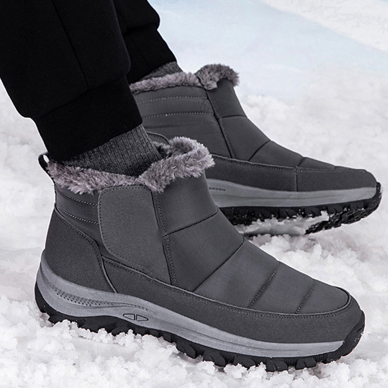 ❄️ Unisex Schneestiefel mit Plüschfutter – Kuschelig warm, rutschfest, wintertauglich 🔥