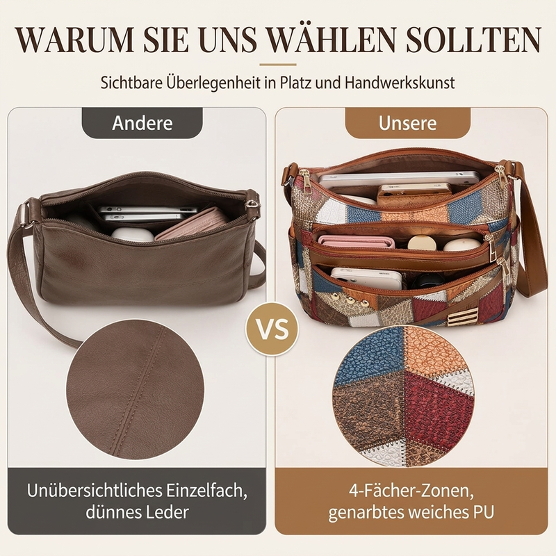👜 Große Damen Umhängetasche – Viel Platz, praktisch, vielseitig 🔥