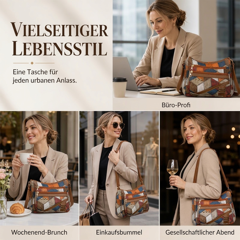 👜 Große Damen Umhängetasche – Viel Platz, praktisch, vielseitig 🔥