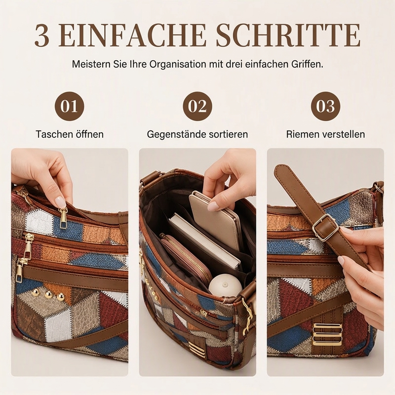 👜 Große Damen Umhängetasche – Viel Platz, praktisch, vielseitig 🔥