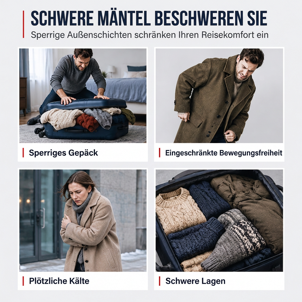 Leichte, gesteppte Herren-Kurzmantel mit Kapuze aus Baumwolle, einfarbig, für Herbst und Winter