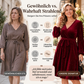 👗 Elegantes Samtkleid für Damen in Übergröße mit Taillenschnürung – Stilvoll und figurformend ✨